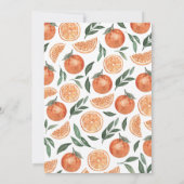 私たちのリトルかわいこちゃん子供の誕生日パーティー 招待状 (裏面)