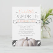 私たちのリトルカボキンバッファロープレイド秋1st誕生日 招待状 (スタンド正面)