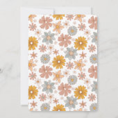 私たちのリトルカボキンブルーデイジー1st誕生日 招待状 (裏面)