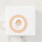 私たちのリトルカボチャフローラの最初の誕生日ありがとう フェイバータグ (インサイチュ)