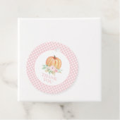 私たちのリトルカボチャフローラの最初の誕生日ありがとう フェイバータグ (インサイチュ)