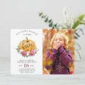 私たちのリトルカボチャ秋フローラ5th誕生日 招待状 (スタンド正面)