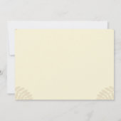 私たちのリトルカボチャ秋秋フローラ1st誕生日 招待状 (裏面)