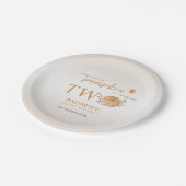 私たちのリトルカボチャ秋秋2nd誕生日 ペーパープレート (アングル)