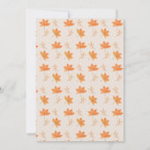 私たちのリトルカボチャ秋秋2nd誕生日 招待状 (裏面)