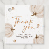 私たちのリトルカボチャ誕生日 フェイバータグ (正面)