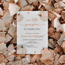 私たちのリトルカボチャ誕生日