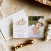 私たちのリトルカボチャ1stバースデーフォト招待状 招待状