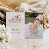 私たちのリトルカボチャ1stバースデーフォト招待状 招待状