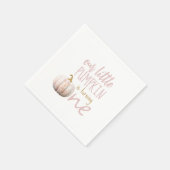 私たちのリトルカボチャ1st誕生日ペーパーナプキン スタンダードカクテルナプキン (角)