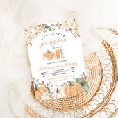 私たちのリトルカボチャ1st誕生日秋 招待状