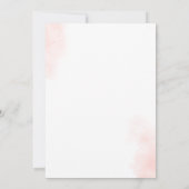 私たちのリトルカボチャ1st誕生日金ゴールドフローラパーティー 招待状 (裏面)