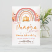 私たちのリトルカンプキンボホレインボー秋2nd誕生日 招待状 (スタンド正面)
