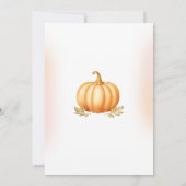 私たちのリトルカンプキンボホレインボー秋2nd誕生日 招待状 (裏面)