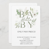 私たちのリトルサンシャインの誕生日バッシュ 招待状 (正面/裏面)