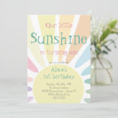 私たちのリトルサンシャインは、1つの誕生日パーティーを回している 招待状 (スタンド正面)