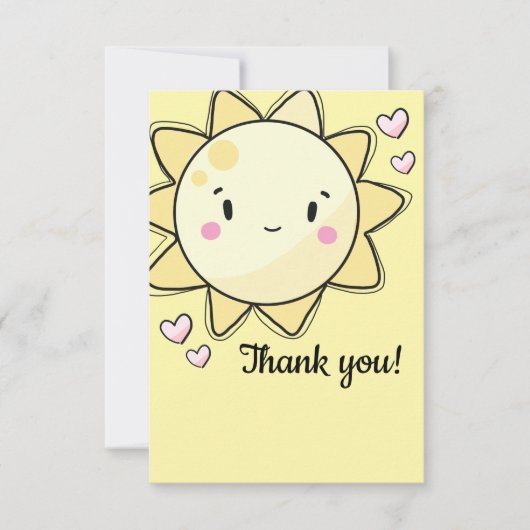 私たちのリトルサンシャインガールズサンキューカード サンキューカード (正面)