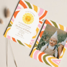 私たちのリトルサンシャインサンミニマルレトロ1st誕生日