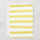 私たちのリトルサンシャインファースト誕生日 招待状 (裏面)