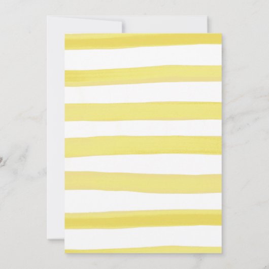 私たちのリトルサンシャインファースト誕生日 招待状 (裏面)