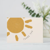 私たちのリトルサンシャインボーイガール誕生日 サンキューカード (スタンド正面)