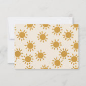 私たちのリトルサンシャインボーイガール誕生日 サンキューカード (裏面)