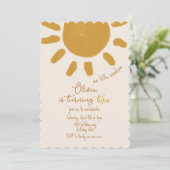 私たちのリトルサンシャインボーイガール誕生日 招待状 (スタンド正面)