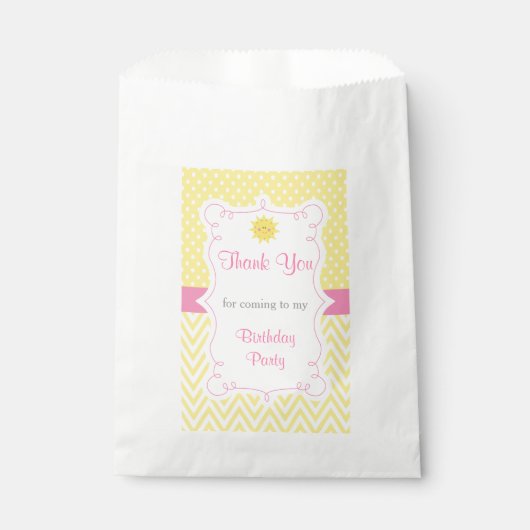 私たちのリトルサンシャイン誕生日 フェイバーバッグ (正面)