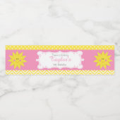 私たちのリトルサンシャイン誕生日 ペットボトルラベル (シングルラベル)