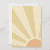 私たちのリトルサンシャイン2ndバースデーレインボーパーティー 招待状 (裏面)