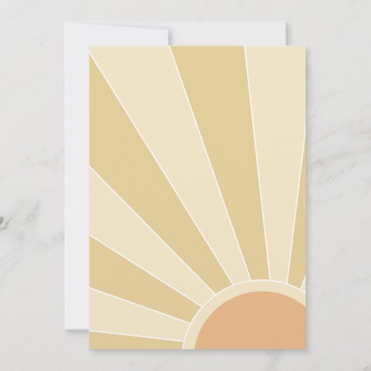 私たちのリトルサンシャイン2ndバースデーレインボーパーティー 招待状 (裏面)