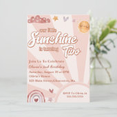 私たちのリトルサンシャイン2ndバースデーレインボーパーティー 招待状 (スタンド正面)