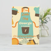 私たちのリトルシェフ誕生日 招待状 (スタンド正面)