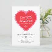 私たちのリトルスウィートアールヴァレンティネス誕生日 招待状 (スタンド正面)