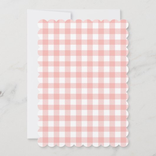 私たちのリトルスウィートファースト1歳の誕生日パーティー 招待状 (裏面)