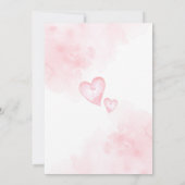 私たちのリトルスウィートベビーシャワー招待状 招待状 (裏面)