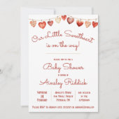 私たちのリトルスウィートベビーシャワー招待状 招待状 (正面)