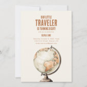 私たちのリトルトラベラーバースデーパーティー招待状 招待状 (正面)