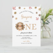 私たちのリトルトルコ秋感謝祭1st誕生日 招待状 (スタンド正面)