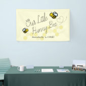 私たちのリトルハンニビーイエローガール誕生日へようこそ 横断幕 (トレードショー)