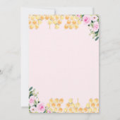 私たちのリトルハンニーガールズビー1st誕生日招待状 招待状 (裏面)