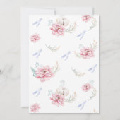 私たちのリトルバレリーナ誕生日カード 招待状 (裏面)