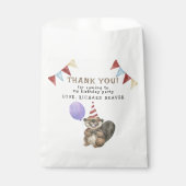 私たちのリトルビーバー1st誕生日パーティーありがとう フェイバーバッグ (正面)