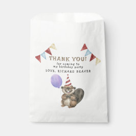 私たちのリトルビーバー1st誕生日パーティーありがとう フェイバーバッグ