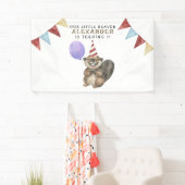 私たちのリトルビーバー1st誕生日パーティー 横断幕 (インサイチュ)