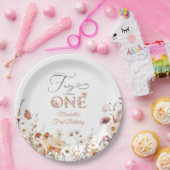 私たちのリトルフェアリーフローラガーデンファースト誕生日 ペーパープレート (パーティー)