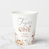 私たちのリトルフェアリーフローラガーデンファースト誕生日 紙コップ (裏面)