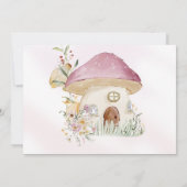 私たちのリトルフェアリーフローラガーデンファースト誕生日I 招待状 (裏面)