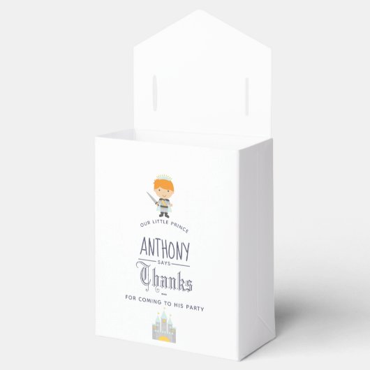 私たちのリトルプリンスバースデーパーティーゲストのお願い フェイバーボックス (オープン)