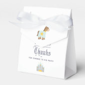 私たちのリトルプリンスバースデーパーティーゲストのお願い フェイバーボックス (正面サイド)